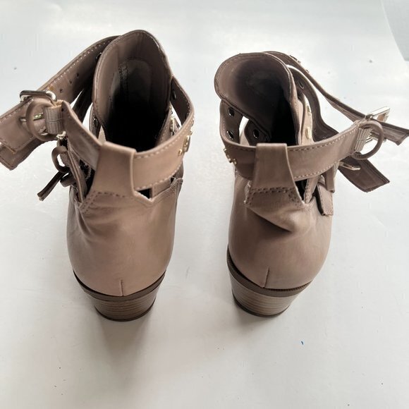 Circus by Sam Edelman‎ Women's Henna Ankle Boot Taupe Rose Leather Womens… - Picture 6 of 7